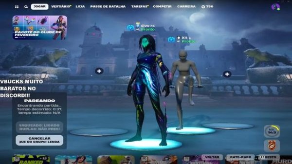 ?FORTNITE PC FRACO 8GB RAM? VBUCKS MUITO BARATOS E FPS BOOST (!pc, !discord, !nick)