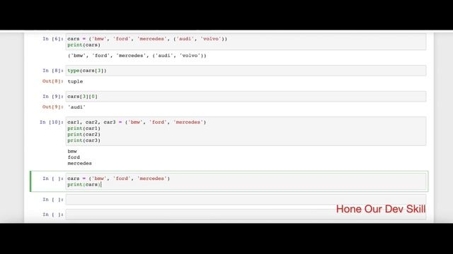 Tuples in Python смотреть онлайн