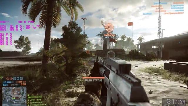 Battlefield 4 - AMD FX 6300 / GTX 660 (ULTRA/64Players) смотреть онлайн