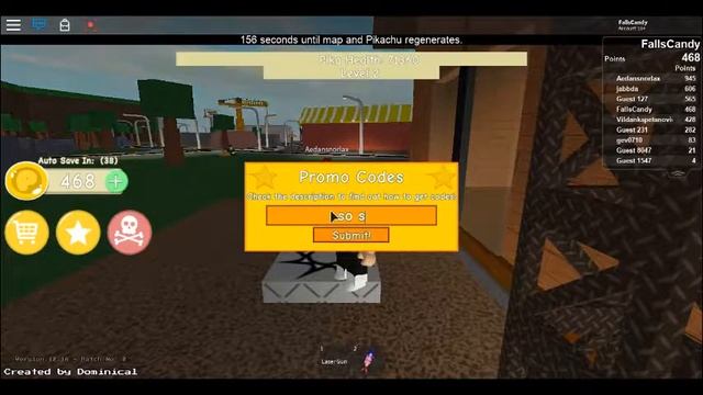 A VERY HUNGRY PIKACHU CODES (ROBLOX) смотреть онлайн