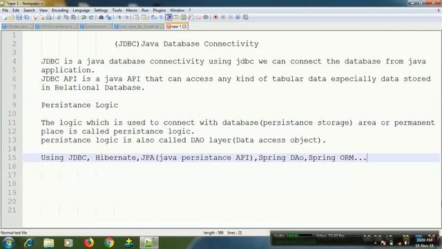 JDBC Java database connectivity introduction what is peristance layer смотреть онлайн