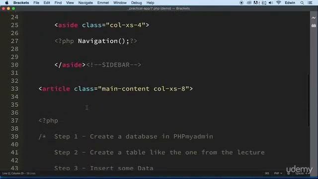 18 Practice Section 7 - HOW TO USE DATABASE IN PHP - PHP COURSE CMS PROJECT смотреть онлайн