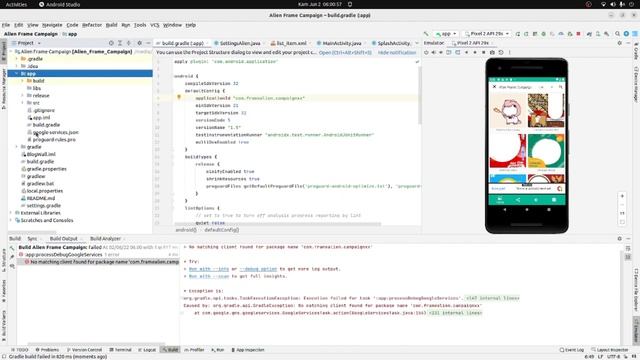 Error No matching client found for package name смотреть онлайн