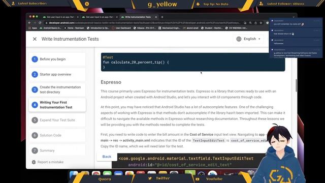 Android Basics in Kotlin | Write Instrumentation Tests | Unit 2: Layouts | Pathway 2 | смотреть онлайн