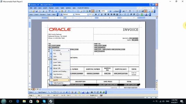 oracle BI Publisher Template Builder for word смотреть онлайн
