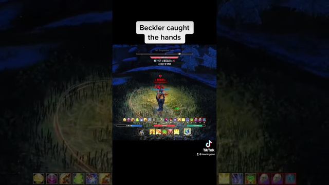 ESO Beckler exposed by the great one #elderscrollsonline смотреть онлайн