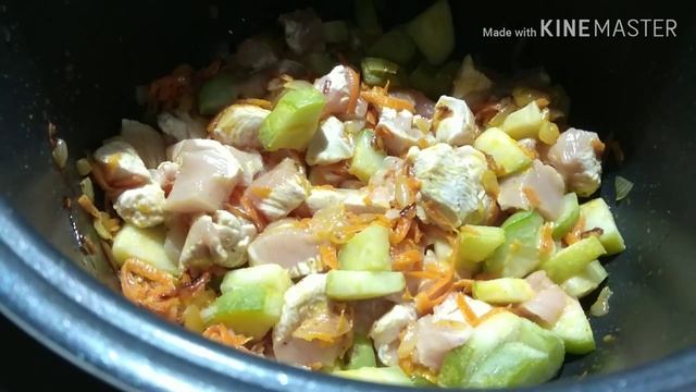 Рагу в мультиварке с мясом и овощами. смотреть онлайн