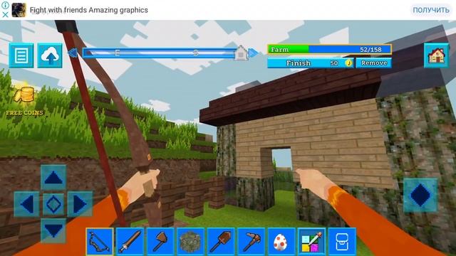 PrimalCraft 3D Free with Skins Export to Minecraft - Blueprint Farm Building смотреть онлайн