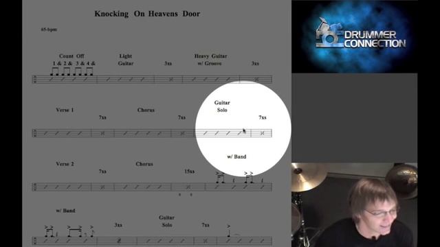Knocking on Heavens Door - Drum Lesson Roadmap Part 1 смотреть онлайн