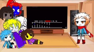 Undertale react to Disbelief! Papyrus(2/4) / РЕАКЦИЯ АНДЕРТЕЙЛ НА НЕВЕРУЮЩИЙ! ПАПИРУС(2/4)