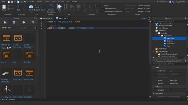 (OUTDATED CHECK PINNED COMMENTS) | Part 1| How to make a LVL 1 SS Executor | Roblox Studio Tutorial смотреть онлайн