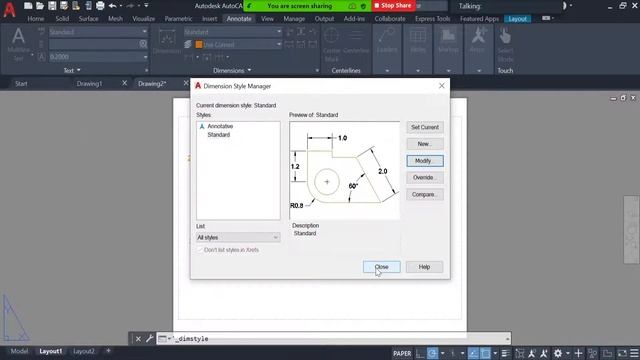 75: Add Dimensions and Annotation to Orthographic Views (AutoCAD Tutorial) смотреть онлайн