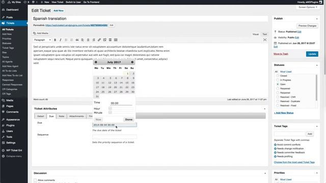 Easy to use, powerful support tickets - WP Ticket Enterprise WordPress Plugin смотреть онлайн