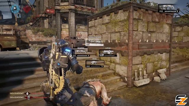Gears of War 4 - All Weapon Executions using a Smoke Grenade! (Multiplayer Gameplay) смотреть онлайн