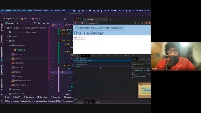Build an NFT minting engine from scratch with React & Solidity Day 2 | Duolearn смотреть онлайн