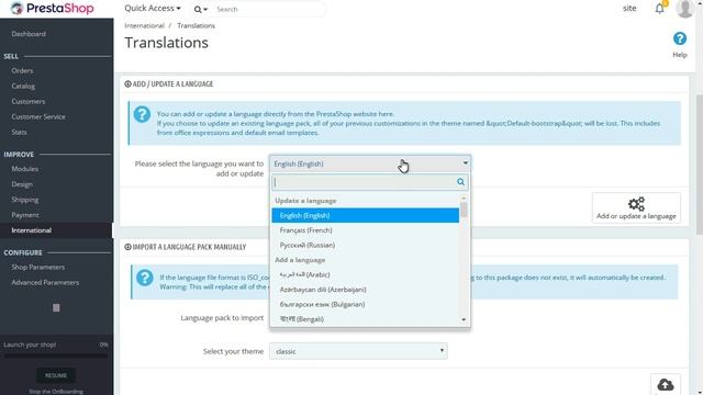 PrestaShop 1.7. How To Add A New Language смотреть онлайн