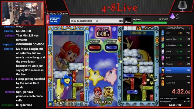 Puzzle Star Sweep Bonus Story Mode Easy World Record in 6:33 [4-8Live] смотреть онлайн