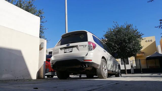 Forester XT 2009 with STI exhaust смотреть онлайн