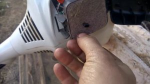 STIHL FS 55 - чистка воздушного фильтра бензокосы Штиль