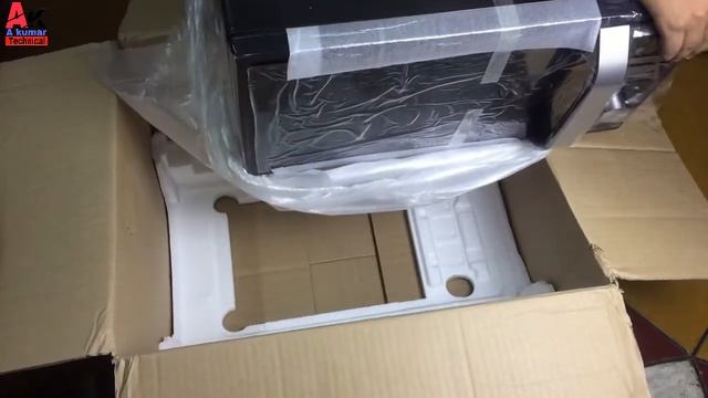 samsung microwave Oven ms23f301t unboxing смотреть онлайн