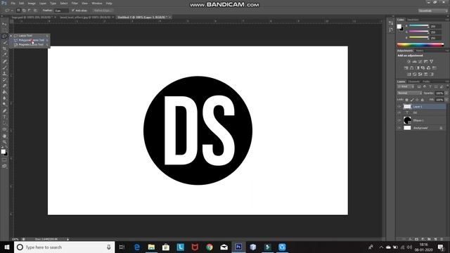 HOW TO MAKE LOGO IN PHOTOSHOP | LOGO DESIGN | PHOTOSHOP TUTORIAL смотреть онлайн