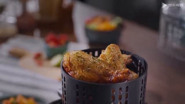 Deerma DEM-KZ200 Air fryer Visible transparent air frying pan.德尔玛可视化空气烤炸杯DEM-KZ200 смотреть онлайн