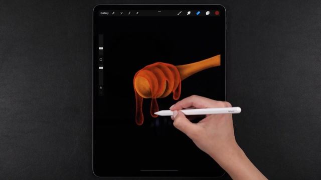 Draw Realistic Honey (VoiceOver Tutorial) | My Procreate Digital Art Technique смотреть онлайн