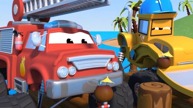 The Crazy Race! | Monster Town | Car City World App смотреть онлайн