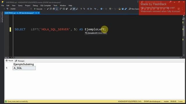 SQL Server Substring смотреть онлайн