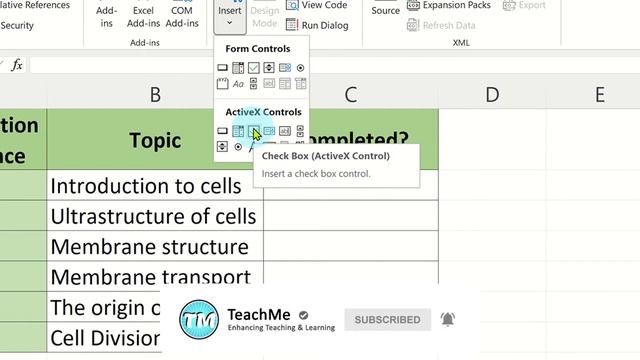How to Insert a Checkbox in Excel | Perfect for Checklists or Forms смотреть онлайн