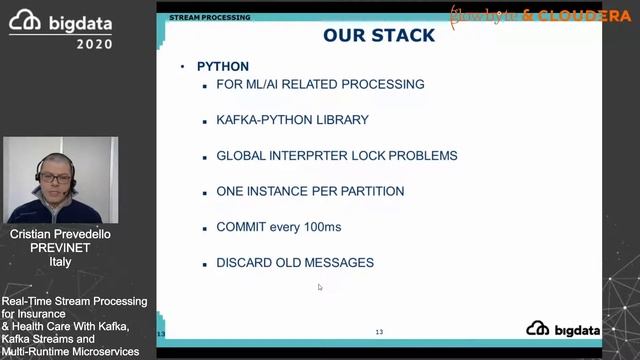 Real-Time Stream Processing for Insurance & Health Care Kafka by Cristian Prevedello смотреть онлайн