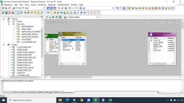 Informatica Tutorial | Update Strategy transformation | Slowly Changing Dimension (SCD) Type 1 | смотреть онлайн