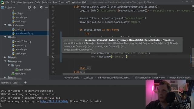 Verify access token when client go to Web-UI - Project: Authentication - Part 13 смотреть онлайн