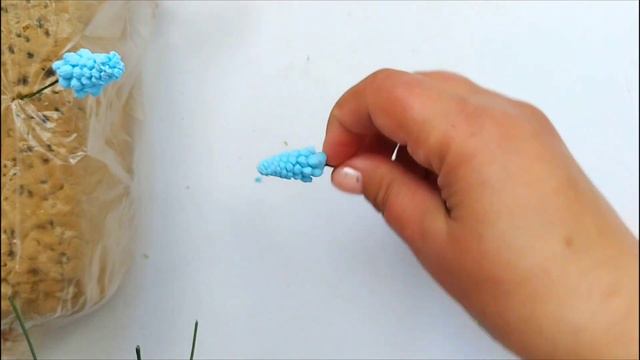 Молд "Мускари" от mozza-flowers.ru смотреть онлайн