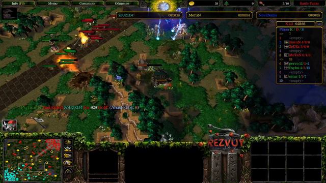 Warcraft 3 Battle Tanks смотреть онлайн