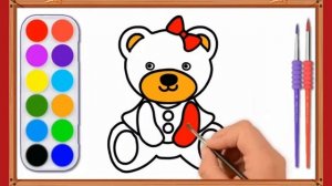 Рисуем Плюшевого Мишку