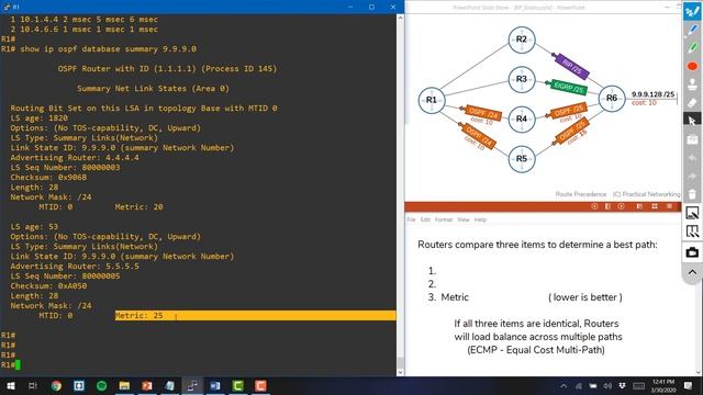 Route Precedence -- How does a Router choose a path when multiple paths exist? смотреть онлайн