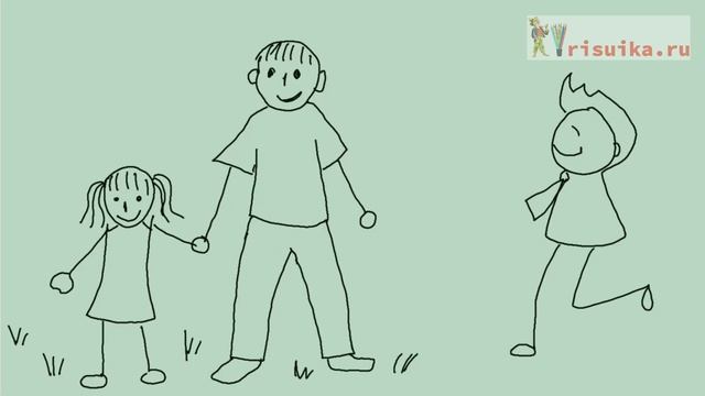 Как нарисовать папу для 2 класса. Часть 2 смотреть онлайн