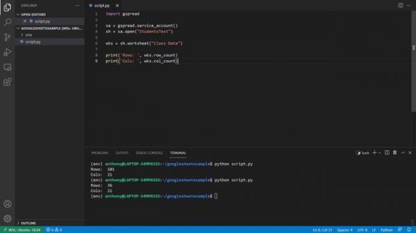 How to Use Google Sheets With Python (2023)
