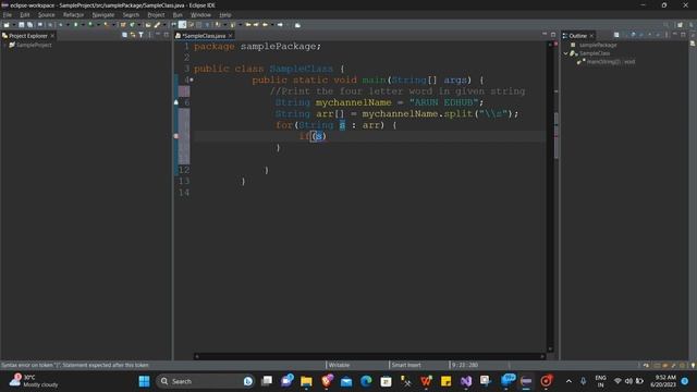 How to Print even character in java || JAVA Interview || coding смотреть онлайн