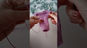 Детские носочки с ажурной вставкой. Очень подробный мастер класс. #вязание #мастеркласс #носочки