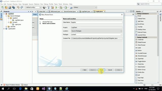 java login system with database смотреть онлайн