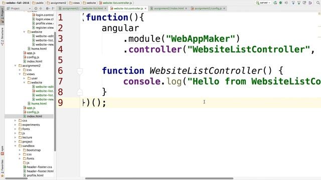 webdev fall 2016 angular ng-repeat смотреть онлайн