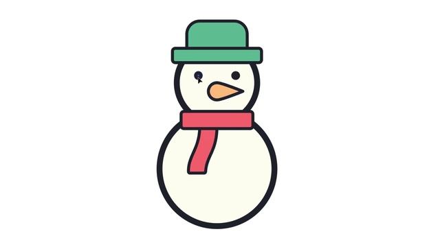 How to Draw a Snowman in Adobe Illustrator смотреть онлайн