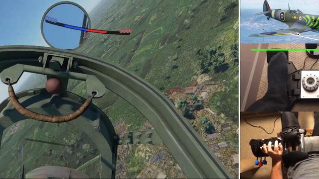 War Thunder |VR SIM 4K| Spitfire MkIXe v Ki84 (enter Kill Stealer stage left) смотреть онлайн