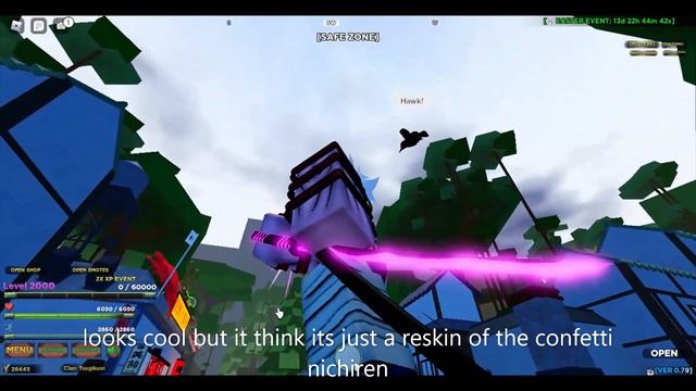 shadow blade weapon showcase (Roblox Slayers unleashed) смотреть онлайн