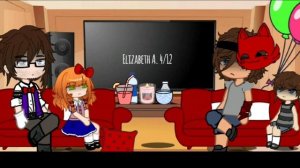 Past Aftons react to Elizabeth Afton??