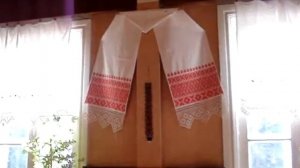 Плетение русского традиционного пояса на спице