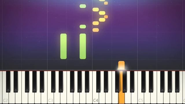 Megalovania - Undertale - EASY Piano Tutorial (FASTER) смотреть онлайн