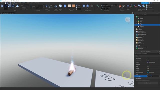 Roblox Studio - Fire Effect смотреть онлайн